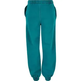 URBAN CLASSICS Stone Washed Trainingshose - Water Green - M