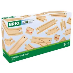 BRIO Spiel Großes Schienensortiment, 50 Teile