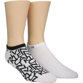 stichd b.v. Calvin Klein Herren Sneaker Socken 2er Pack - weiß - 39|42|41|40