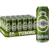 Tuborg Pilsener, Bier Dose Einweg (24 x 0.568 L) Dosenbier