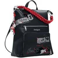 DESIGUAL Mickey Rock Pretoria 2.0 Rucksack Schwarz