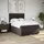 vidaXL Boxspringbett 140 x 200 cm Dunkelbraun