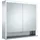 Keuco Royal Lumos 80 cm offenes Fach silber eloxiert speziell für die Schweiz