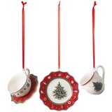 Villeroy & Boch Ornamente Geschirrset rot, 3tlg. Toy's Delight Decoration Dekoration