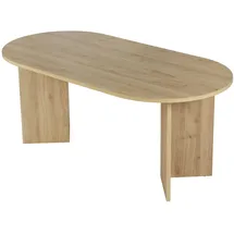 HANAH Home Cadiz Oak 180 x 75 x 89,5 cm Eiche