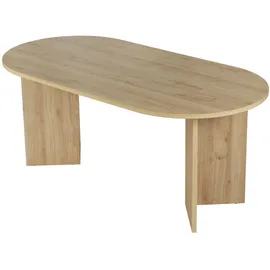 HANAH Home Cadiz Oak 180 x 75 x 89,5 cm Eiche
