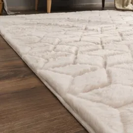 Paco Home Arnheim 745 Hochflorteppich 160 x 220 cm Beige