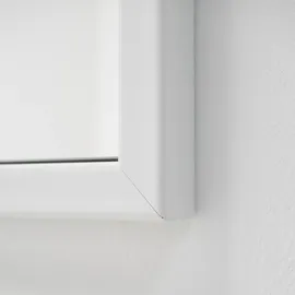 Spinder Wandspiegel SPINDER DESIGN "Donna", weiß, B:60cm H:60cm T:5cm, Metall, Spiegelglas, Spiegel, Wandspiegel, Metall, 60 x 60 cm