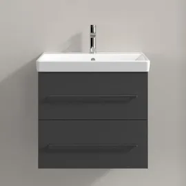 Villeroy & Boch Waschtischunterschrank 2 Auszüge 58 x 51,4 x 48 cm Schwarz