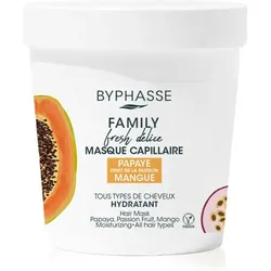 Byphasse - Family Fresh Délice Haarmaske – Papaya, Passionsfrucht und Mango 250 ml Unisex