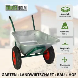 Trutzholm Schubkarre 100 l 160 kg