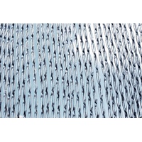 La Tenda Insektenschutz-Vorhang CASA ALBI 1 Streifenvorhang transparent schwarz, 90 x 210 cm, PVC - Länge individuell kürzbar 90 cm x 210 cm