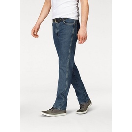 WRANGLER Stretch-Jeans Durable 38 Länge 34, grau Herren Straight Fit' Jeans, Blau stonewash, 38W / 34L EU