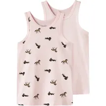NAME IT Mädchen, BALLERINA Nmftank TOP 2P HORSE Noos, Numeric_92 - 92