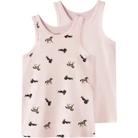 NAME IT Mädchen, BALLERINA Nmftank TOP 2P HORSE Noos, Numeric_92 - 92