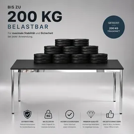 Versee Schreibtisch Versee Schwarz