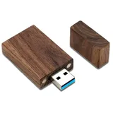 32 GB USB-Stick 3.0 aus Holz, JBOS USB-Stick 32 GB 3.0 Super-Speed USB-Stick 32 GB Elegant Flash Drive Thumb Drive Business Geschenk oder Geschenk für Freunde, Walnuss Schwarz