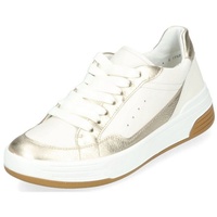 ARA Sneaker in Weiß/Gold | Gr.: 39