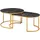 [en.casa] Oppeerg Schwarz Gold 50 x 40 cm