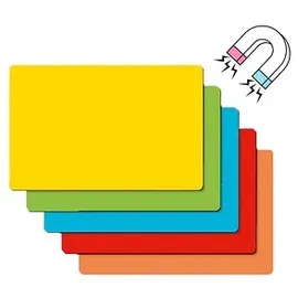 Sigel Moderationskarten Magnetic Notes farbsortiert 10,0 x 15,0 cm, 25 St.