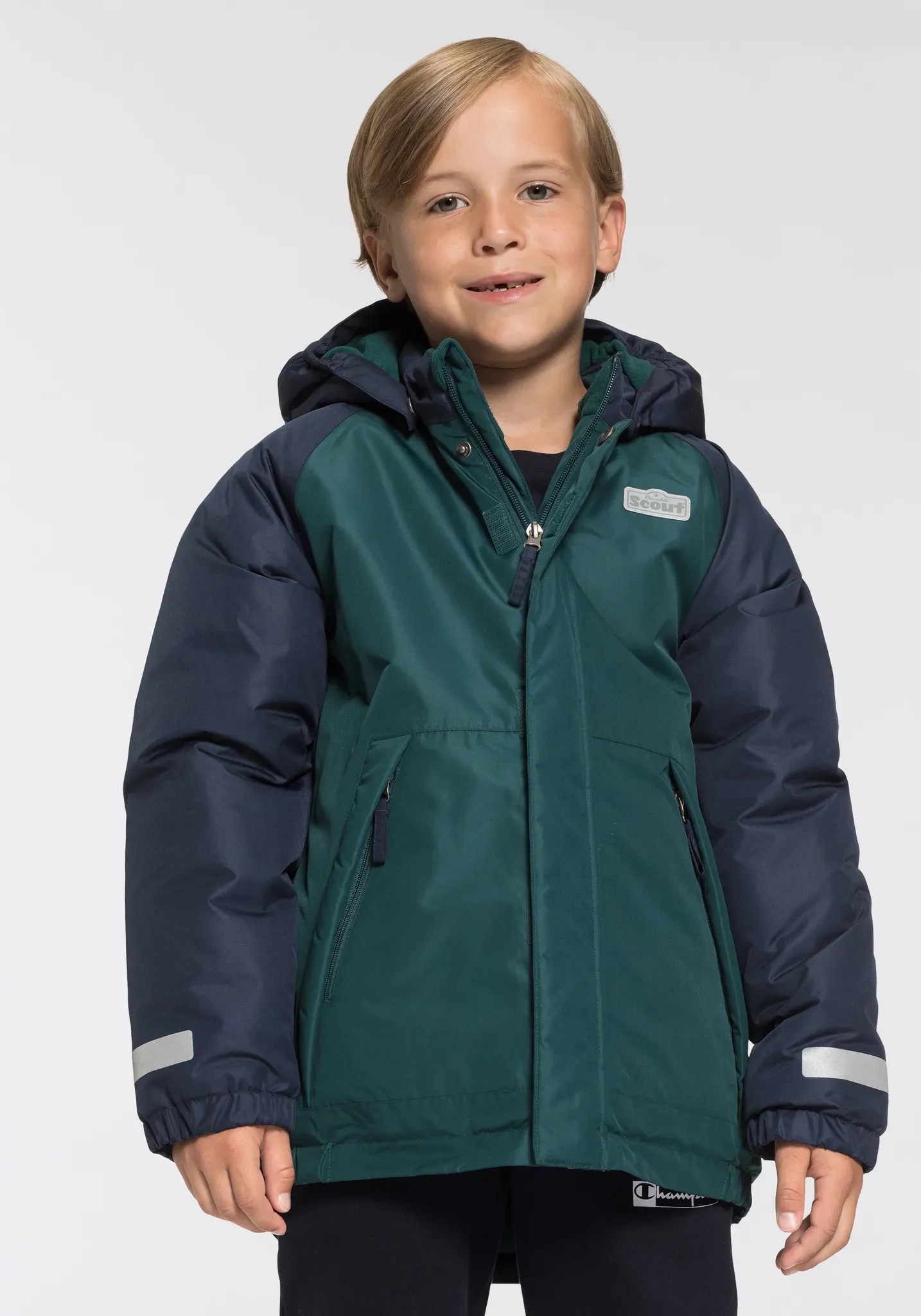 Scout Schneejacke »SNOWY«, mit Kapuze, mit wärmender Thermowattierung Scout marine, petrol 128/134