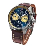 Vostok Europe Herrenuhr Space Race Chronograph Braun/Blau - Braun/Blau