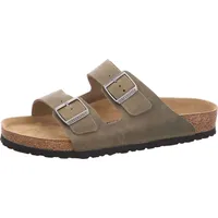 Birkenstock Arizona Weichbettung Nubukleder geölt faded khaki 46