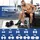 DH FitLife FitLife Verstellbare Hanteln 4 bis 25 kg mit 10 Gewichtsstufen schwarz