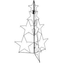 Home Styling Weihnachtsbaum 110 cm Schwarz