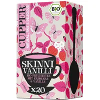 Cupper Bio Früchtetee "Skinni Vanilli" mit Vanille, (20 Beutel)