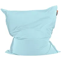 Beliani Sitzsackbezug FUZZY 180 cm 140 cm Hellblau