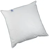 IRISETTE Kissen Svea Daunen/Feder weiß Größe 80x80 cm