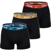 Nike Everyday Cotton Stretch Boxershorts black/red/wolf grey/obsidian L 3er Pack