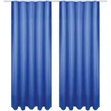 Bestgoodies Dekoschal Ellen Universalband Blickdicht 2er Pack - 140x175 cm x 175 cm Blau