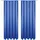 Bestgoodies Dekoschal Ellen Universalband Blickdicht 2er Pack - 140x175 cm x 175 cm Blau