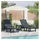 vidaXL Gartenliege 38 x 38 x 46 cm Blau