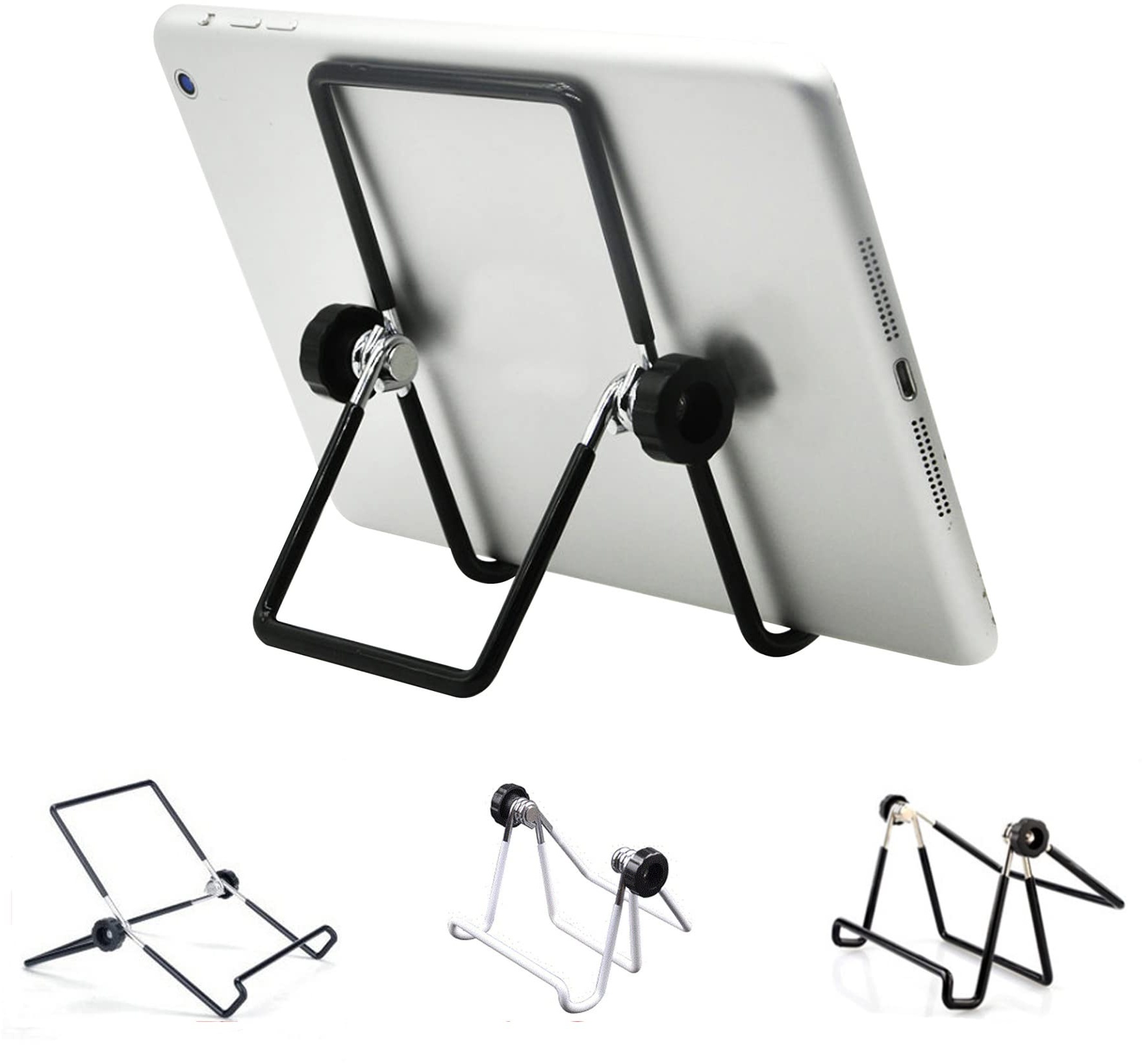 K-S-Trade Tablet-Ständer Tablet-Halterung Tablet-Aufsteller Für Sharp SH-T01 Faltbarer Tischständer Tablet Halterung