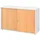 bümö Aktenschrank 120 x 74,8 x 40 grau/weiß