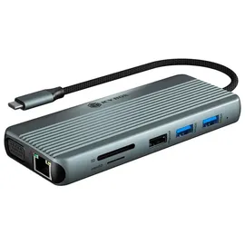 Icy Box IB-DK4062-CPD Multi Dockingstation - Grau