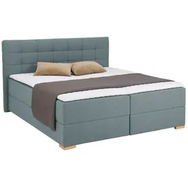 Home Affaire Boxbett HOME AFFAIRE "Olivet mit Bettkasten", blau (petrol), B:194cm L:230cm, Komplettbetten, in 4 Farben, 4 Breiten, 2 Matratzenarten, auch in Überlänge 220 cm