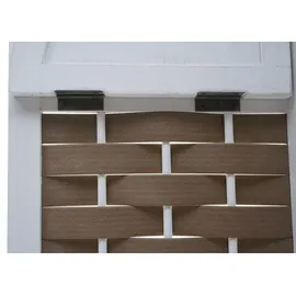 Mendler Eckregal 4 Ablagen 110 x 0 x 0 cm Weiß