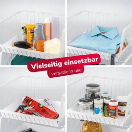 bremermann Aufbewahrungskörbe 5-stufig 42 x 105 x 36 cm Weiß