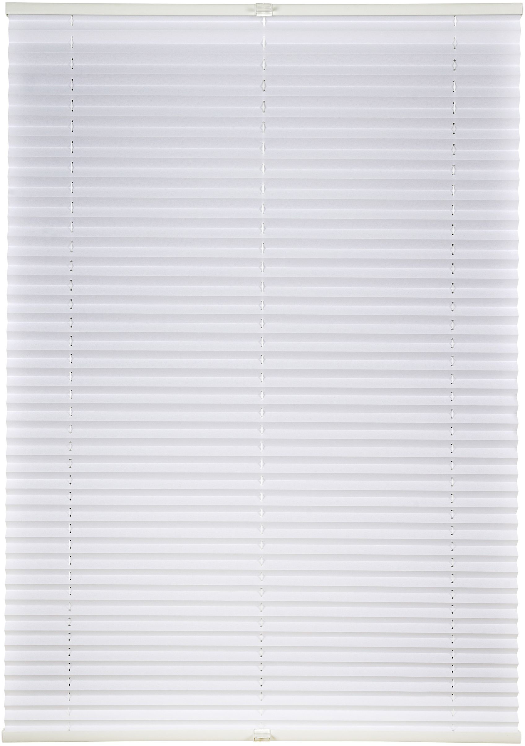 Plissee FREE weiß 85x130cm (BH 85x130 cm) - weiß