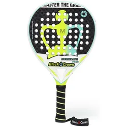 Schwarzer Crown Hurricane Pro Padelschläger EINHEITSGRÖSSE