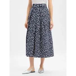 More & More Maxirock Damen Gepunktet Blau 34