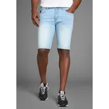 Bruno Banani Jeansshorts »Hutch-Shorts« gerade geschnittene kurze Beine, niedrige Leibhöhe Gr. 38 Länge 32, light blue, , 48280903-38 Länge 32
