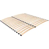 Bettrahmen 140x200, hochwertiger Rahmen aus BUCHE-Latten | Antistatisch, leicht und einfach / Langlebig | Sehr stabil | Entwickelt für Federkern- und Schaummatratzen 140x200