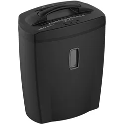 GENIE 580 Aktenvernichter 10 Blatt Partikelschnitt und CD Vernichtung schwarz