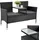 133 x 63 x 84 cm schwarz inkl. Tisch