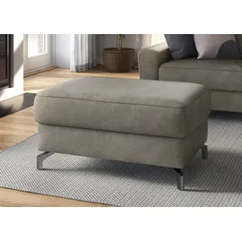 sit&more Stauraumhocker SIT & MORE "Scarlett", grau (hellgrau), B:102cm H:48cm T:67cm, Hocker, mit Stauraum